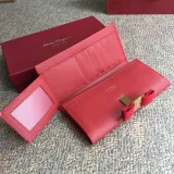 Ferragamo 6 colors Original Vara Family wallet 22A90 FH9071332