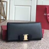 Ferragamo 6 colors Original Vara Family wallet 22A90 FH9071332