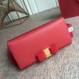 Ferragamo 6 colors Original Vara Family wallet 22A90 FH9071332