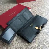 Ferragamo 6 colors Original Vara Family wallet 22A90 FH9071332