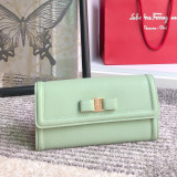 Ferragamo 2 colors Original Vara Bow wallet 22CD154 FH9071338