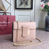 Ferragamo 5 colors Original Small Gancini Flap shoulder bag 21F893 FH9071304