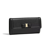 Ferragamo 2 colors Original Vara Bow wallet 22CD154 FH9071338