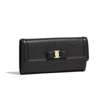Ferragamo 2 colors Original Vara Bow wallet 22CD154 FH9071338