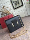 Ferragamo 5 colors Original Small Gancini Flap shoulder bag 21F893 FH9071304