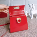 Ferragamo 4 colors Original Gancini shoulder bag 21E888 FH9071306