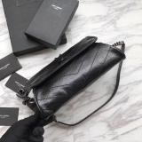 Saint Laurent Original Niki Body Bag In Crinkled Vintage Leather bag MTX9071702