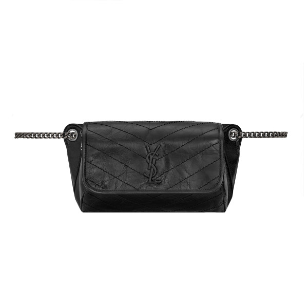 Saint Laurent Original Niki Body Bag In Crinkled Vintage Leather bag MTX9071702
