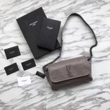 Saint Laurent Original Niki Body Bag In Crinkled Vintage Leather bag MTX9071702