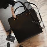 Saint Laurent Original Uptown Small Tote In Shiny Smooth Leather bag MTX9071703