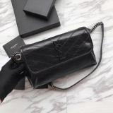 Saint Laurent Original Niki Body Bag In Crinkled Vintage Leather bag MTX9071702