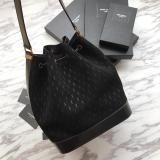 Saint Laurent Original Monogram All Over Bucket Bag In Suede bag MTX9071712