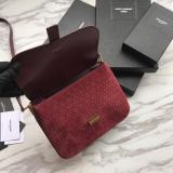 Saint Laurent Original Monogram All Over Small Satchel In Suede bag MTX9071708