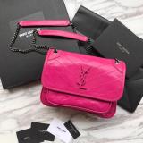 Saint Laurent 7 colors Original Niki Baby In Crinkled Vintage Leather bag MTX9071718