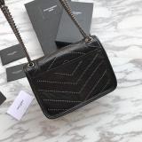Saint Laurent Original Niki Baby In Crinkled Vintage Leather bag MTX9071722