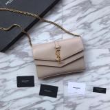 Saint Laurent 2 colors Original Sulpice Chain Wallet In Smooth Leather MTX9071738