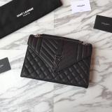 Saint Laurent 6 colors Original Envelope Medium Bag In Mix MatelassÉ Grain Leather MTX9071764