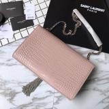 Saint Laurent 6 colors Original Kate Medium With Tassel In Embossed Crocodile Shiny Leather MTX9071752