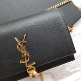 Saint Laurent Original Kate Chain Wallet In Grain Leather MTX9071758