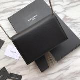 Saint Laurent Original Kate Chain Wallet In Grain Leather MTX9071758