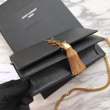 Saint Laurent Original Kate Chain Wallet In Grain Leather MTX9071758