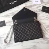 Saint Laurent 6 colors Original Envelope Medium Bag In Mix MatelassÉ Grain Leather MTX9071764