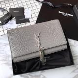 Saint Laurent 6 colors Original Kate Medium With Tassel In Embossed Crocodile Shiny Leather MTX9071752