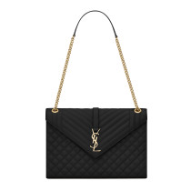 Saint Laurent Original Envelope Large Bag In Mix MatelassÉ Grain Leather MTX9071766