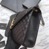 Saint Laurent Original Envelope Large Bag In Mix MatelassÉ Grain Leather MTX9071766