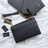 Saint Laurent Original Envelope Large Bag In Mix MatelassÉ Grain Leather MTX9071766