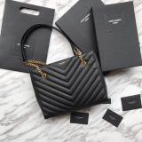 Saint Laurent Original Tribeca Small Shopping Bag In Grain Leather MTX9071768