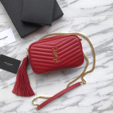 Saint Laurent Original Kate Lou Mini Bag In MatelassÉ Grain Leather MTX9071788