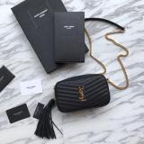 Saint Laurent Original Kate Lou Mini Bag In MatelassÉ Grain Leather MTX9071788