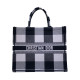 Dior Book Tote bag in embroidered canvas DMZ9080809
