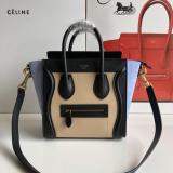 Celine Original Luggage nano Calfskin and suede bag JXG9082102