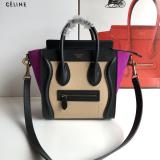 Celine Original Luggage nano Calfskin and suede bag JXG9082102