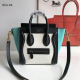 Celine Original Luggage nano Calfskin and suede bag JXG9082102