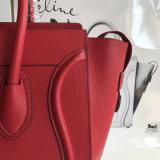 Celine Original 4 colors mini Luggage nano Calfskin and Suede bag JXG9082129