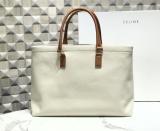 Celine Original tote bag in canvas with celine print and calfskin MS9090445