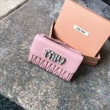 Miumiu Original lambskin Matelasse Wallet JPH9092503