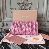 Miumiu Original lambskin Matelasse Wallet JPH9092507