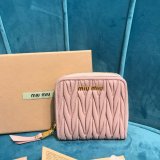 Miumiu Original lambskin Matelasse Wallet JPH9092506