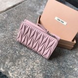 Miumiu Original lambskin Matelasse Wallet JPH9092503