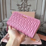 Miumiu Original lambskin Matelasse Wallet JPH9092507