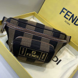 Fendi original Pequin canvas belt bag HL58 9102103