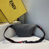 Fendi original Pequin canvas belt bag HL58 9102103