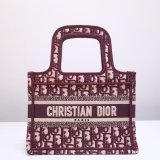 Dior mini book tote in embroidered canvas DMZ9102705