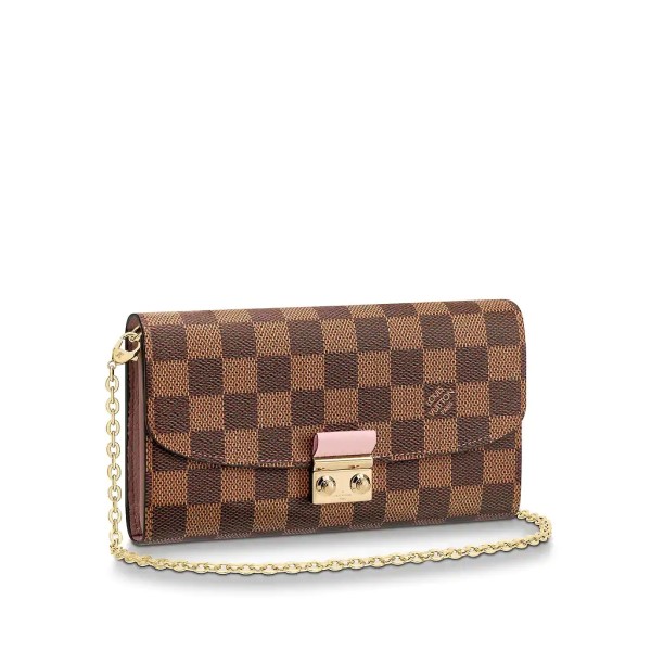 US$ 65 - Louis vuitton Damier Croisette wallet 20022302 - www.neverfullmm.com