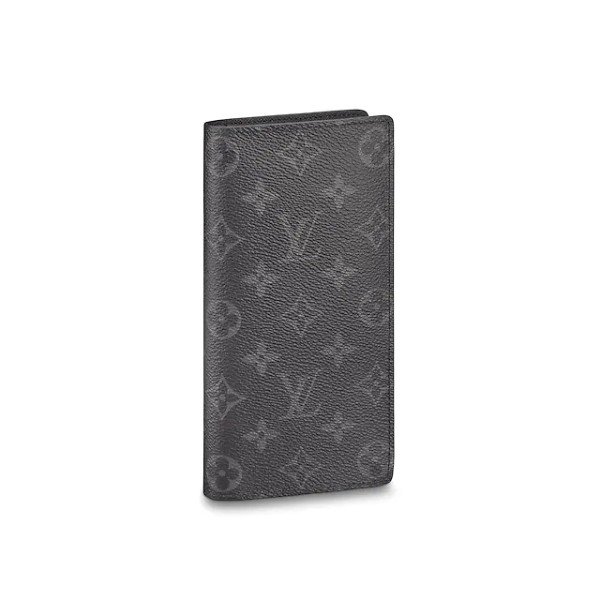 Louis vuitton Monogram Eclipse BRAZZA men wallet N61697 20030676