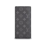 Louis vuitton Monogram Eclipse BRAZZA men wallet N61697 20030676